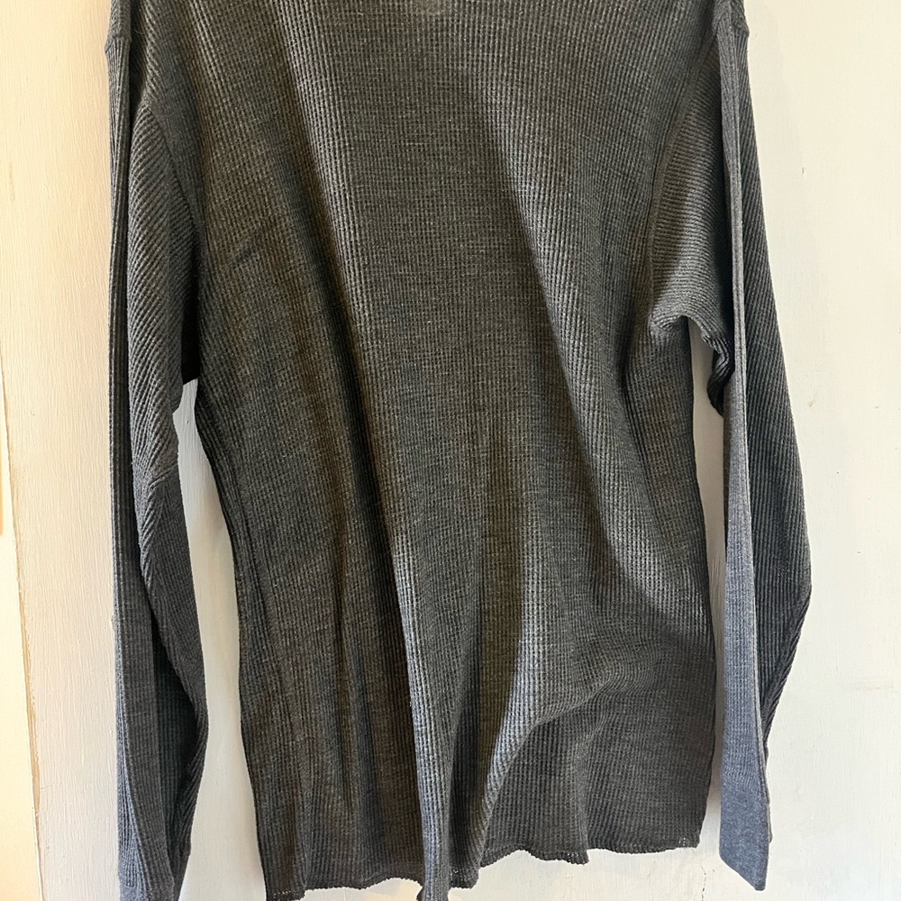 Gray Long Sleeve Men's Shirt